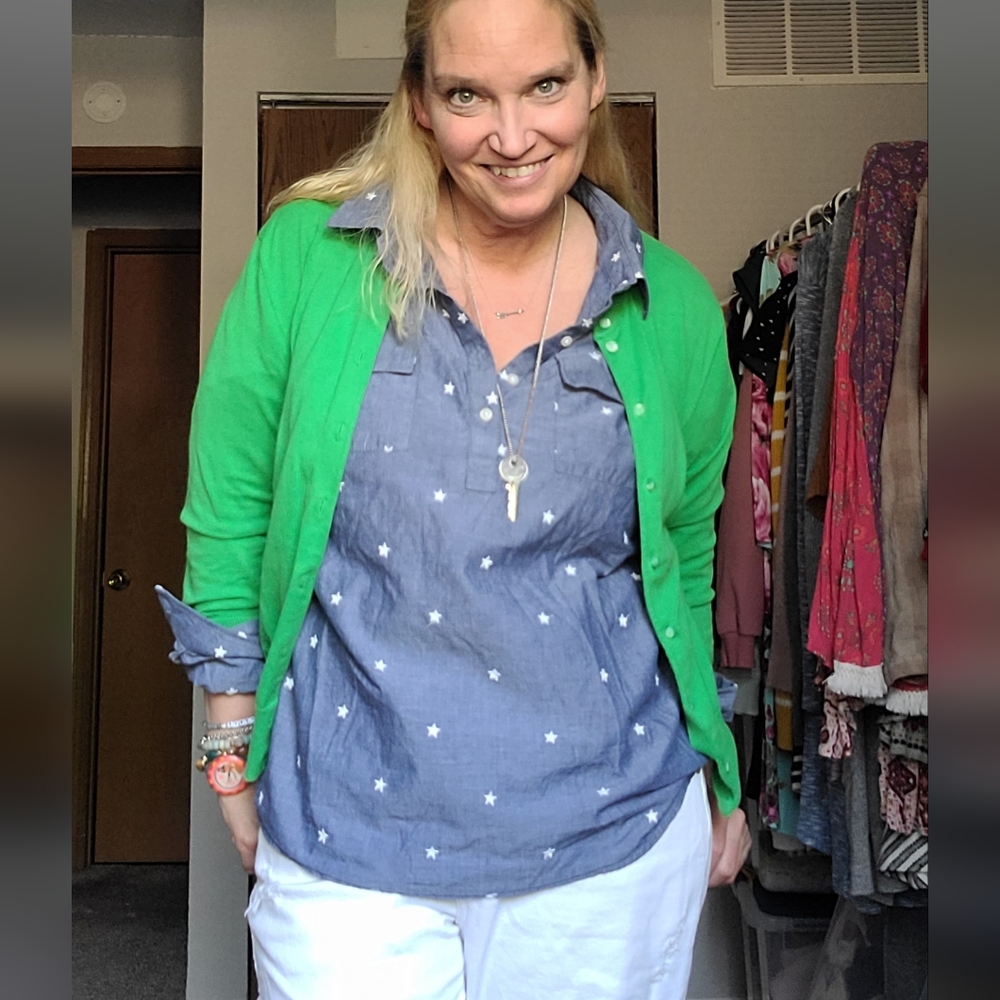 Tommy Hilfiger embroidered blouse